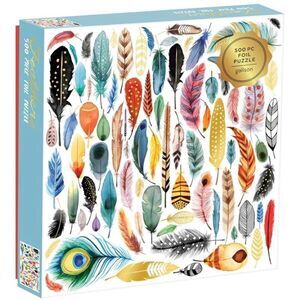 Galison Foil Feathers 500 pc Jigsaw Puzzle
